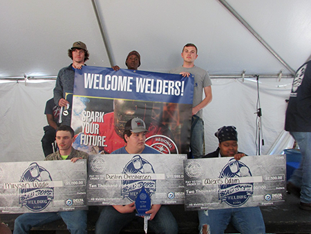Jackson-Area High School Students Awarded Scholarships for Welding Skills in Regional Competition hosted by Delta Technical College