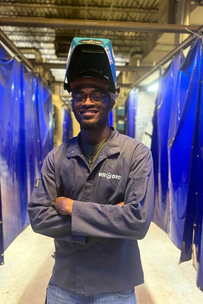 Welding Student at DTC