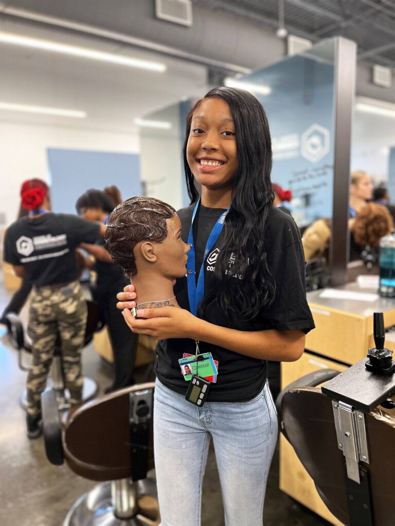 DTC Cosmetology Student